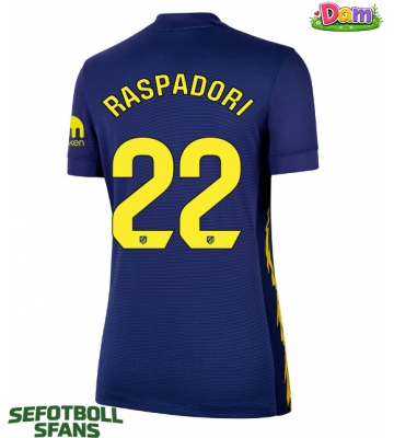 Atletico Madrid Giacomo Raspadori #22 Bortatröja Kvinnor 2025-26 Kortärmad